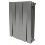 Радиатор биметаллический секционный Royal Thermo PianoForte Silver Satin 500 - 6 секции (RTPFSS50006)